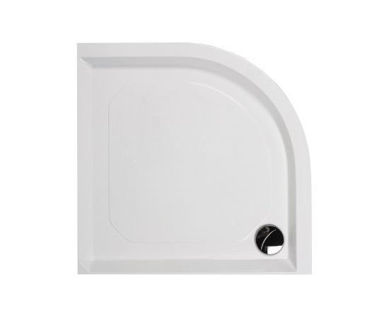 PAA dušas paliktnis Classic, 900x900 mm, r=500, ar paneli, balts