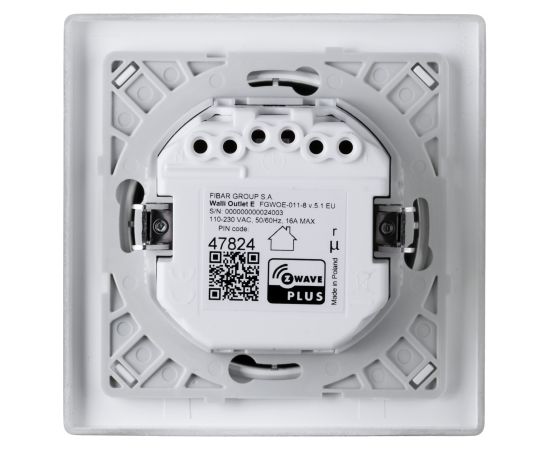 FIBARO FGWOE-011 Inteligentne gniazdko Walli Outlet antracyt