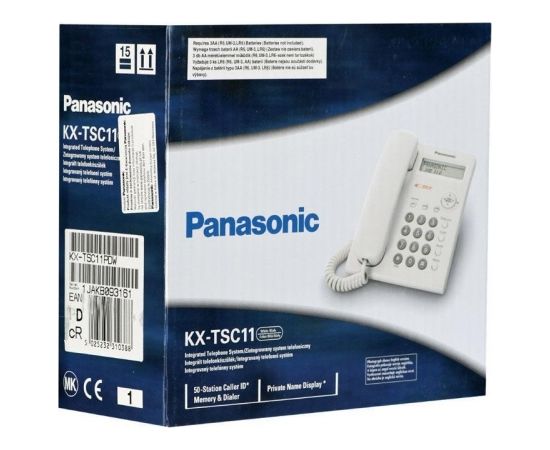 Panasonic KX-TSC11 DECT telephone White Caller ID