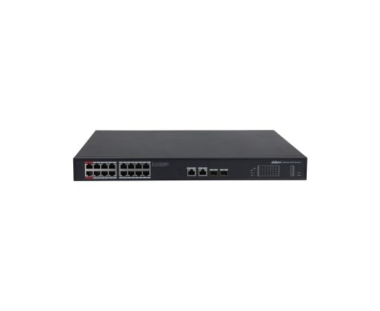 Dahua Technology PoE PFS3220-16GT-240 network switch Unmanaged L2 Gigabit Ethernet (10/100/1000) Power over Ethernet (PoE) Black