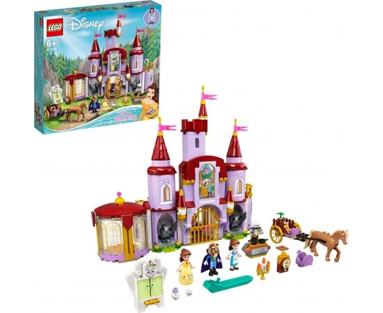 LEGO Disney Skaistule un Briesmoņa pils (43196)