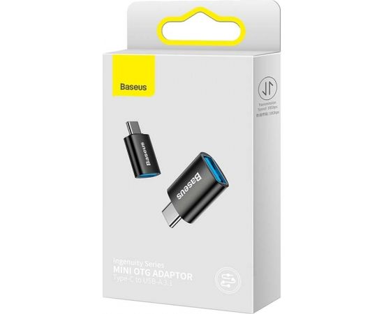 Baseus Ingenuity USB-C to USB-A adapter OTG (Black)