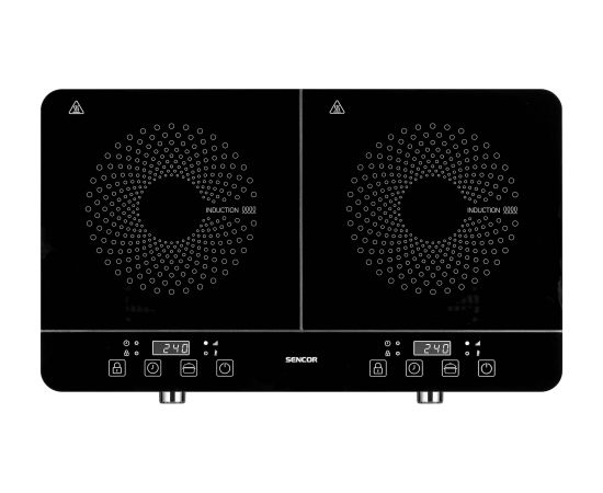 SENCOR Indukcijas virsma ar 2 sildvirsmām. 1500W