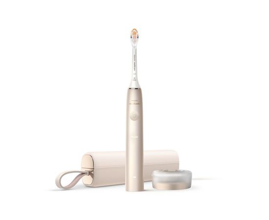 Philips HX9992/11 Sonicare 9900 Prestige SenseIQ Elektriskā zobu birste, Zelta/Bēša