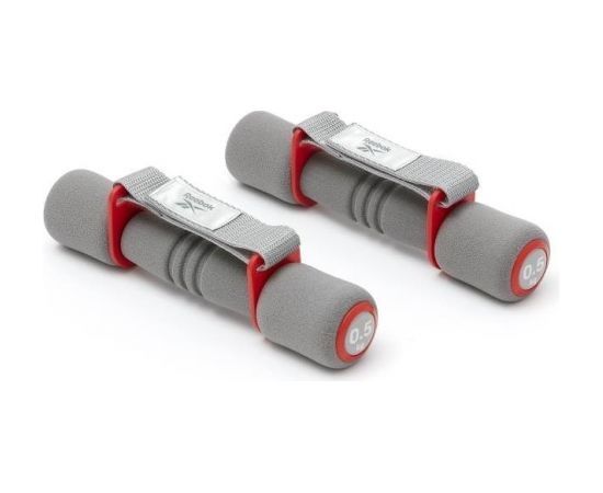 Hanteles maigas Reebok 2x0,5kg sarkanas
