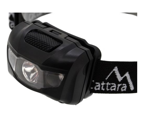 LED galvas lukturītis Cattara - melns, 80 lm