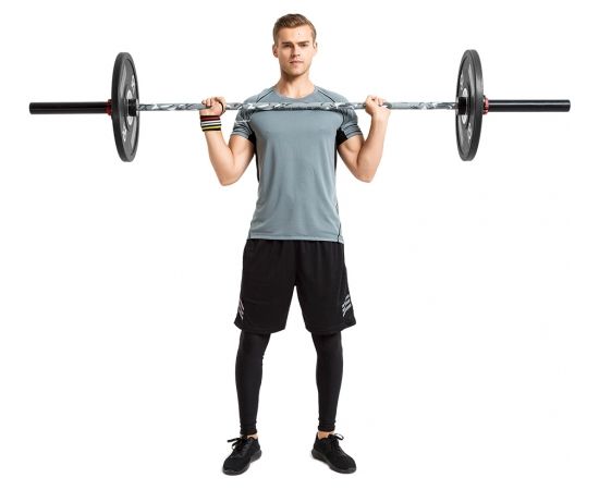 Gultņu rokturis inSPORTline OLYMPIC OB-86 PCMC Hanteles