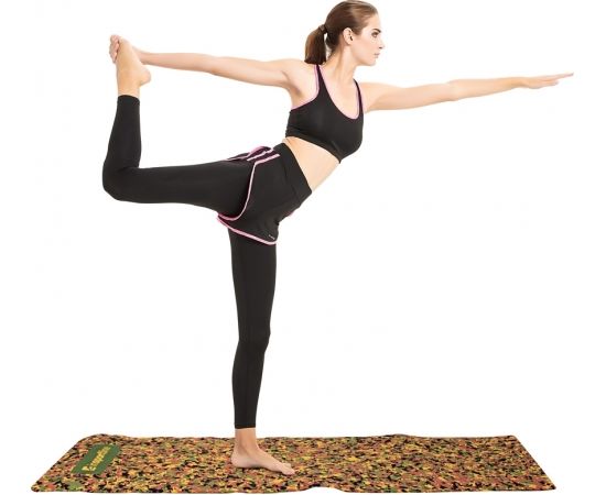 inSPORTline Camu 173x61x0,4 cm - Brown Camouflage Vingrošanas paklājiņi