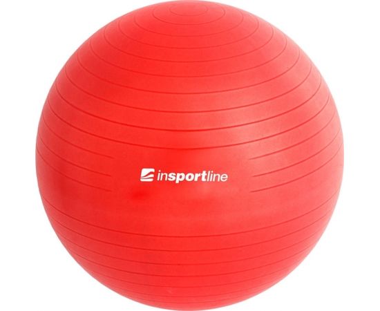 Vingrošanas bumba + sūknis inSPORTline Top Ball 75cm - Red