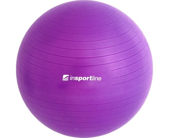 Vingrošanas bumba + sūknis inSPORTline Top Ball 85cm - Purple