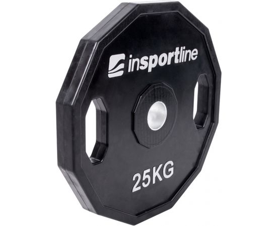 Gumijota svaru ripa 50 mm inSPORTline Ruberton 25 kg