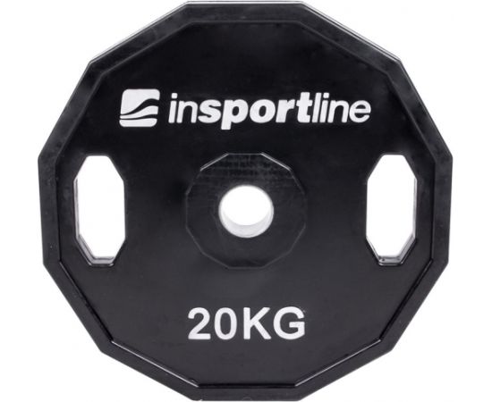 Gumijota svaru ripa 50 mm inSPORTline Ruberton 20 kg Hanteles