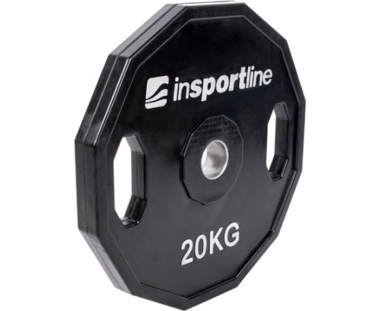Gumijota svaru ripa 50 mm inSPORTline Ruberton 20 kg Hanteles