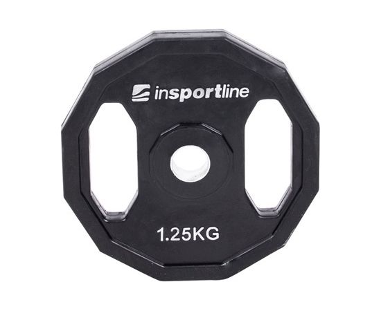 Gumijas pārklājums 30mm inSPORTline Ruberton 1,25kg Hanteles
