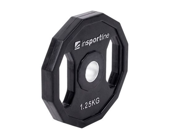 Gumijas pārklājums 30mm inSPORTline Ruberton 1,25kg Hanteles