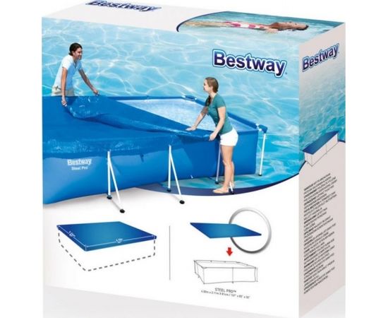 Bestway Pokrywa do basenu stelażowego 400 x 211 cm Bestway 58107