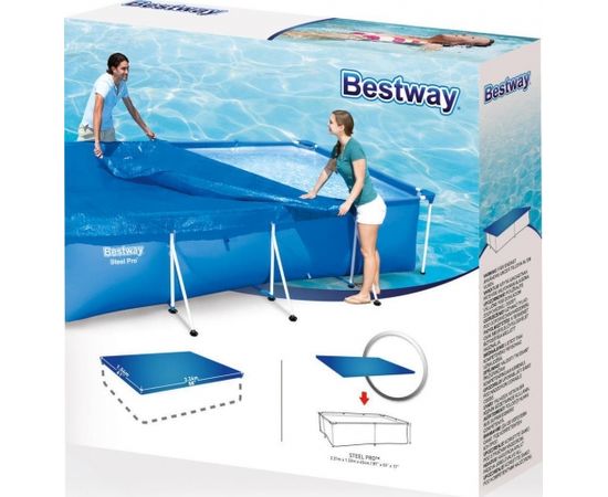 Bestway Bestway Pokrywa na basen Flowclear, 221 x 150 cm