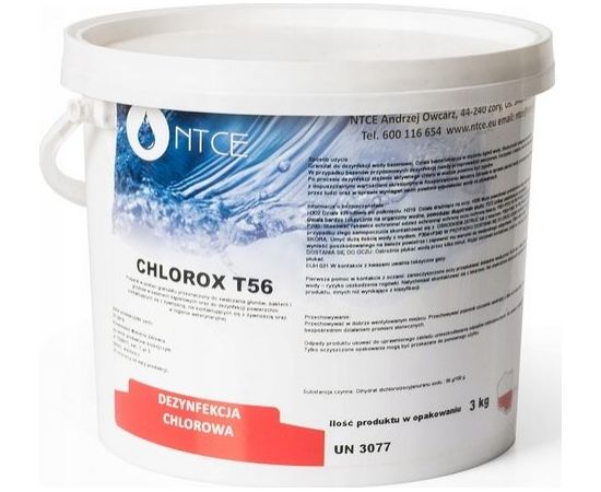 NTCE 3 kg Chlorox T56 granulas Ķīmija