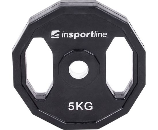 Gumijas pārklājumu svars 30mm inSPORTline Ruberton 5kg Hanteles
