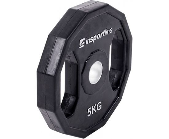 Gumijas pārklājumu svars 30mm inSPORTline Ruberton 5kg Hanteles