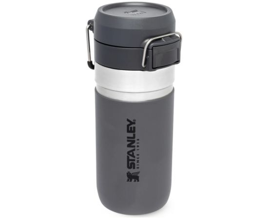 Stanley Termopudele The Quick Flip Water Bottle Go 0,47L tumši pelēka