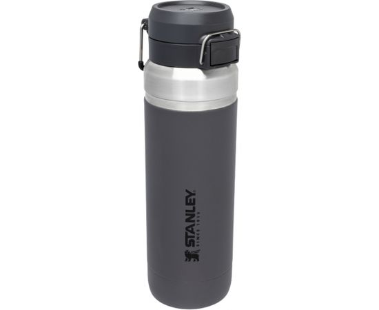 Stanley Termopudele The Quick Flip Water Bottle Go 1,06L tumši pelēka