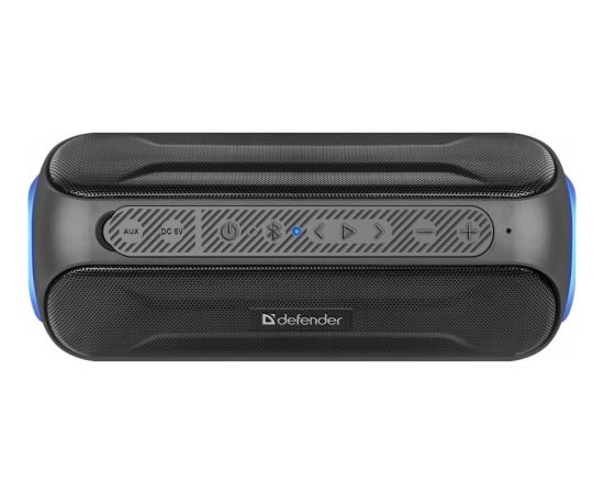 Defender Bluetooth speaker S1000 20W BT/FM/AUX LIGHTS black