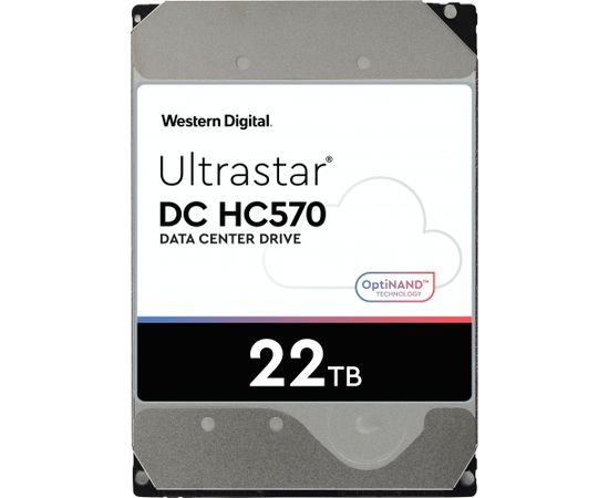 Dysk serwerowy HDD Western Digital Ultrastar DC HC570 WUH722222ALE6L4 (22 TB; 3.5"; SATA III)