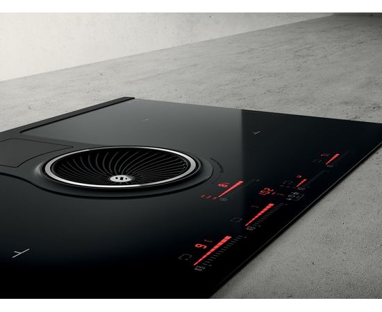 Elica NIKOLATESLA ONE HP BL/A/83 virsma ar iebūvētu tvaiku nosūcēju 83cm Iebūvējama virsma - Indukcijas