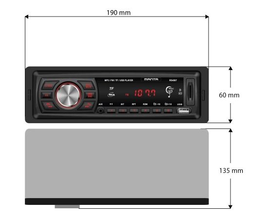 Car Radio with Bluetooth Manta RS4507