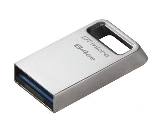 Kingston USB 3.2 Flash Drive  DataTraveler micro 64 GB, USB 3.2, Silver