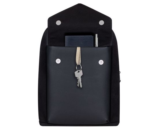 rivacase 8524 Canvas Backpak (black)