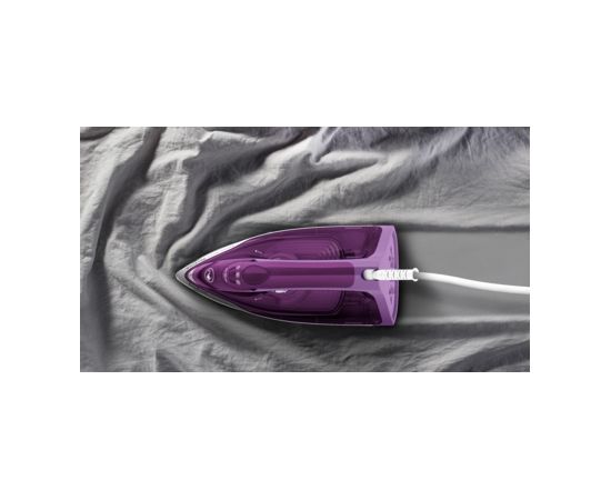 Tefal FV2836 Dry & Steam iron Ceramic soleplate 2400 W Purple, White Gludekļi un sistēmas
