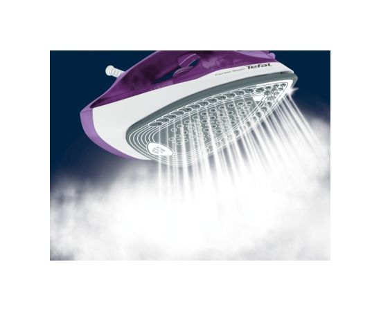 Tefal FV2836 Dry & Steam iron Ceramic soleplate 2400 W Purple, White Gludekļi un sistēmas