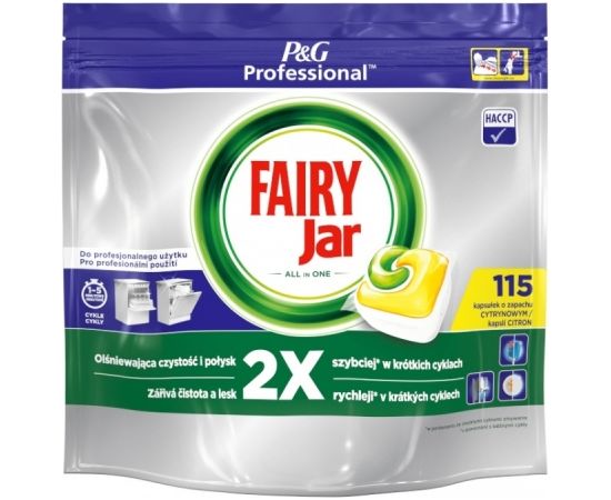 Fairy P&G Professional trauku mazgāšanas kapsulas Lemon 115gab