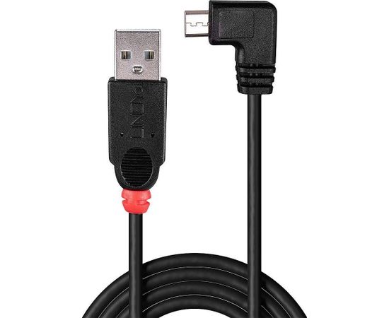 CABLE USB2 A TO MICRO-B 0.5M/90 DEGREE 31975 LINDY