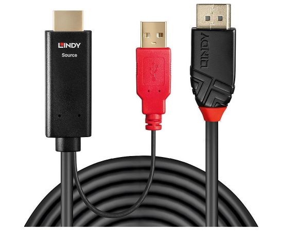 CABLE HDMI TO DISPLAY PORT 2M/41426 LINDY
