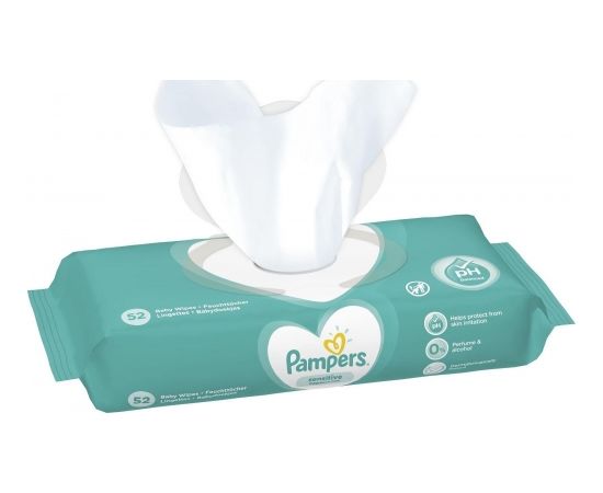 Pampers Salvešu komplekts Sensitive salvetes 4x52