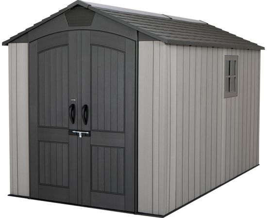 Lifetime Premium dārza māja 213x365x227cm grafit (60311) Dārza šķūņi  un uzglabāšana