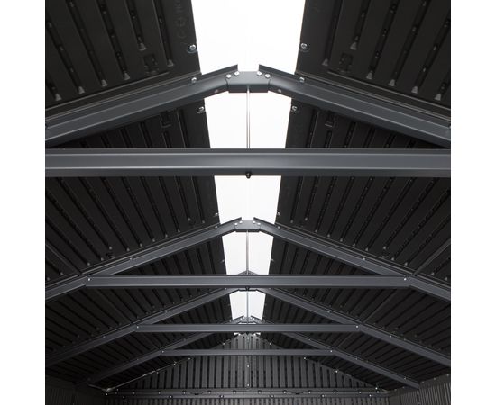 Lifetime Premium dārza māja 213x365x227cm grafit (60311) Dārza šķūņi  un uzglabāšana