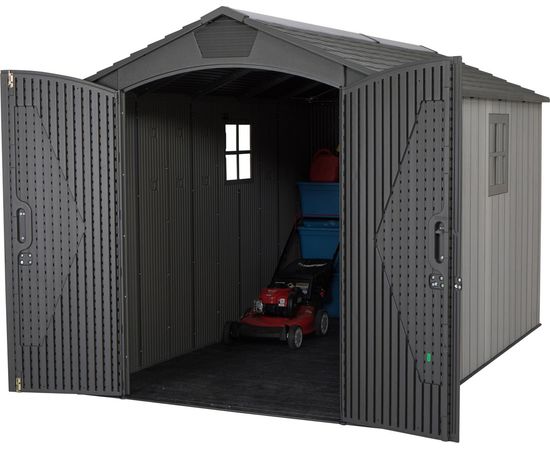 Lifetime Premium dārza māja 213x365x227cm grafit (60311) Dārza šķūņi  un uzglabāšana
