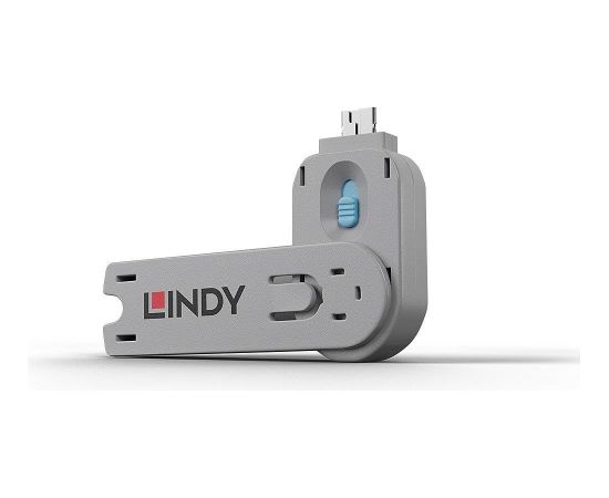 USB PORT BLOCKER KEY/BLUE 40622 LINDY