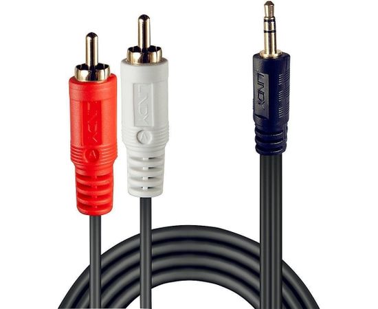 CABLE AUDIO 2XRCA/3.5MM M/M 3M/35682 LINDY