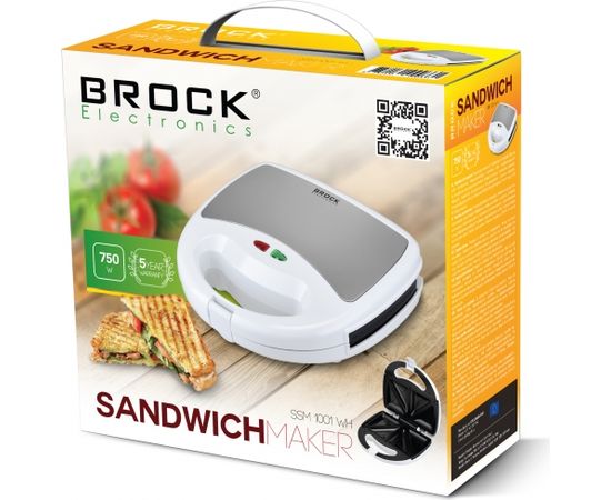 BROCK SSM 1001 WH Karstmaižu pagatavotājs 750W