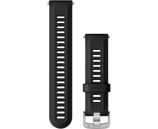Garmin Accy,Replacement Band, Forerunner 955, Black+Passivated