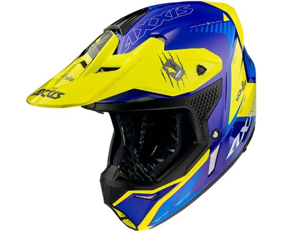 Axxis Helmets, S.a Wolf Star Track (S) C17 MatBlue ķivere