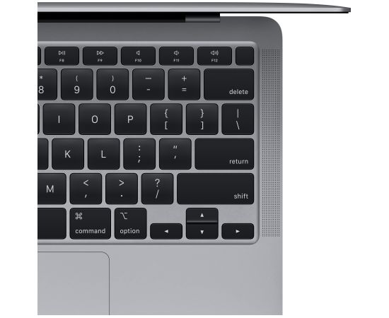 Apple 13-inch MacBook Air: Apple M1 chip with 8-core CPU and 7-core GPU, 256GB - Space Gray