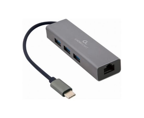 I/O ADAPTER USB-C TO LAN RJ45/USB HUB A-CMU3-LAN-01 GEMBIRD