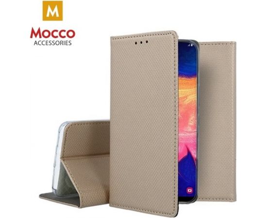 Mocco Smart Magnet Book Case Grāmatveida Maks Telefonam Xiaomi Poco X4 Pro 5G Zeltains
