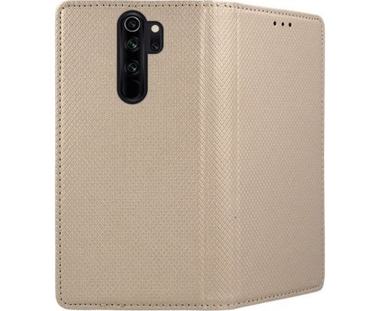 Mocco Smart Magnet Book Case Grāmatveida Maks Telefonam Xiaomi Poco X4 Pro 5G Zeltains